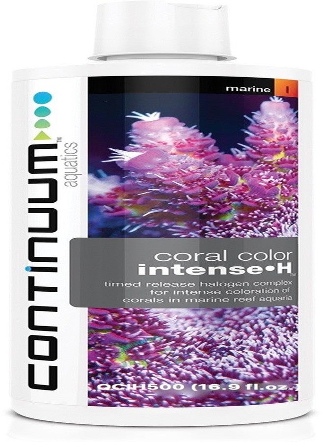 Continuum Aquatics Coral Color Intense H - Time Released Halogen Supplement for Coloration of Corals in Marine Reef Aquariums, 500 ml - Image 1